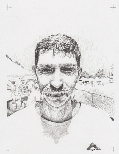 Study for a Portrait of an Ultra Runner (Matt 6/30/19)